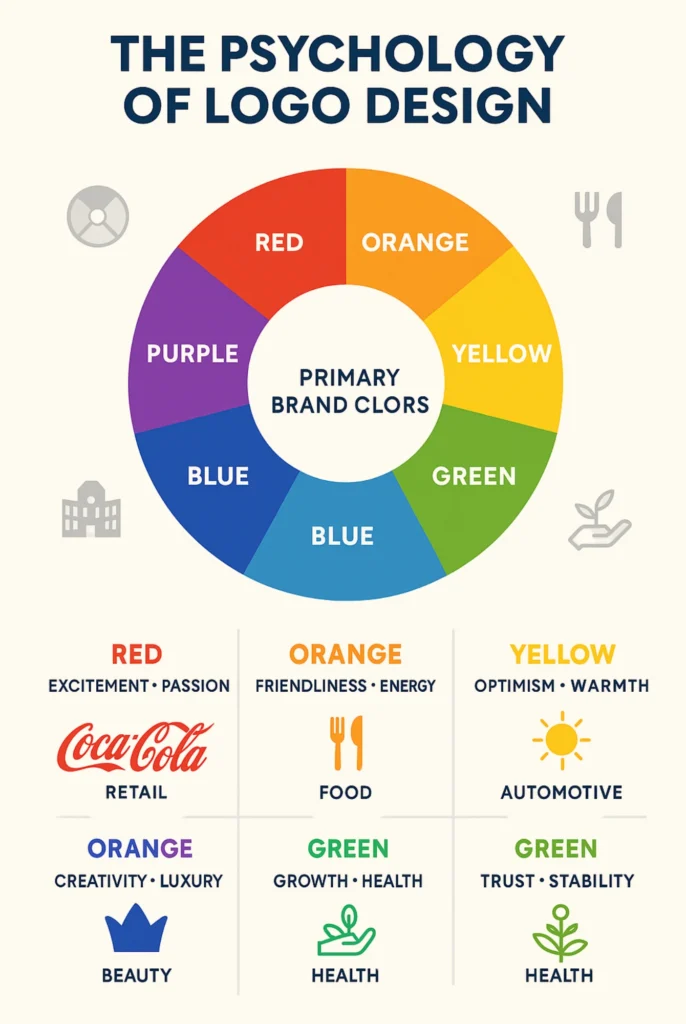 Color psychology wheel